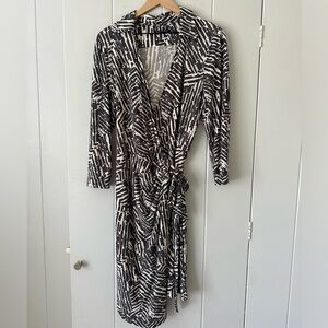 LAUREN Ralph Lauren Striped Wrap Dress